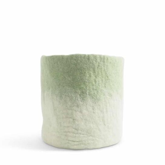 Cache Pot En Laine – Mint taille L