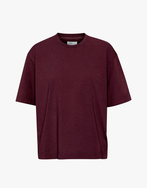 Tee-Shirt Oversized – Oxblood Red