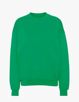 Oversized crewneck kelly green