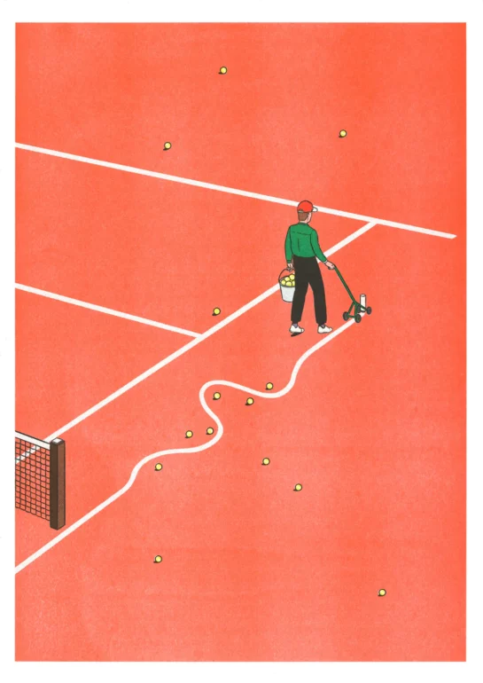 Affiche Simon Bailly – Roland Garros