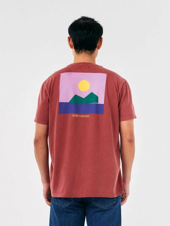 Tee Shirt Sunset Dark Brown