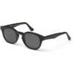 Lunettes De Soleil Deep Black Solid - Style 12