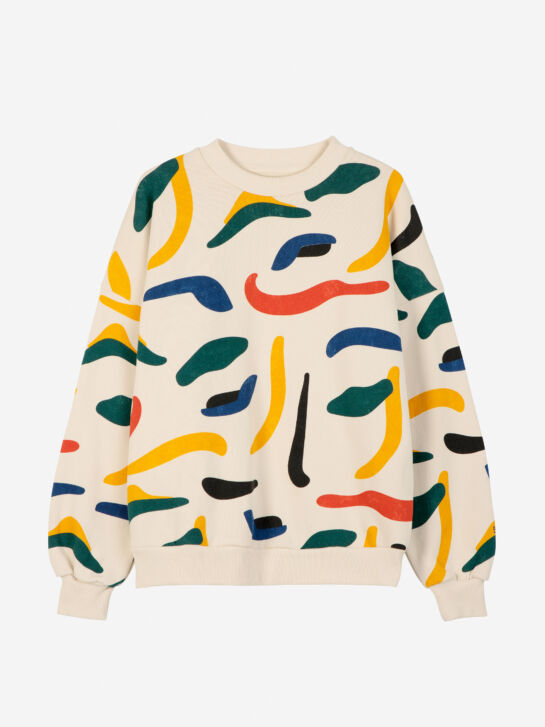 Sweat-Shirt Print Brushstrokes