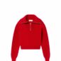 Pull Tanit Col Camionneur Rouge Laine Extrafine