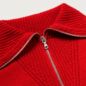 Pull Tanit Col Camionneur Rouge Laine Extrafine