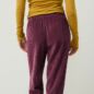 Pantalon En Velours Padow Pourpre Vintage