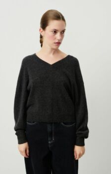 Pull boule raxow charbon chiné