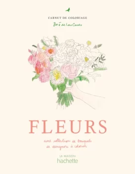 Fleurs carnet de coloriage