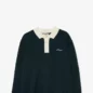 Pull Polo Vert En Laine