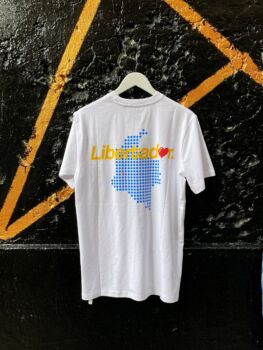 Tee-shirt colombie blanc