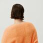 Pull Laine Boule Yanbay Orange Fluo