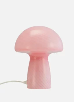 Lampe champignon rose