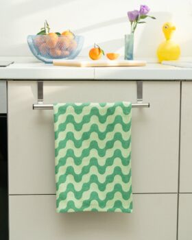 Tea towel torchon kale crush